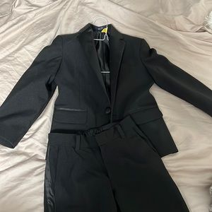 Kids black tuxedo suit Nautica size 5
